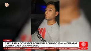 Capturan a “Los Hijos del Monstruo” cuando extorsionaban en Comas. Foto y video: América TV
