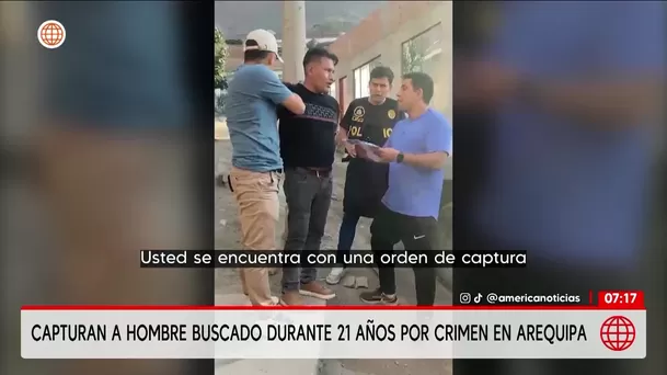 Capturan a hombre buscado durante 21 años por crimen en Arequipa. Foto: Unidad de investigación Capturan a hombre buscado durante 21 años por crimen en Arequipa. Foto: Unidad de investigación