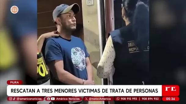 Detienen a acusado de trata de menores en Piura/ América Noticias Detienen a acusado de trata de menores en Piura/ América Noticias