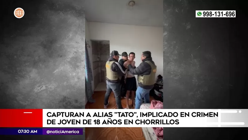 Capturan a implicado en crimen de joven de 18 Años en Chorrillos