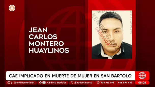 Cae implicado en muerte de mujer en San Bartolo. Foto: América Noticia