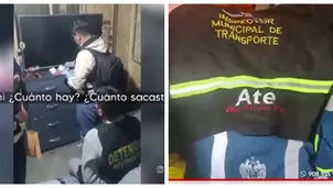 Capturan a inspectores que cobraban coimas a conductores en Ate/ América Noticias