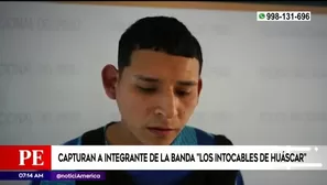 Capturan a integrante de la banda "Los Intocables de Huáscar"