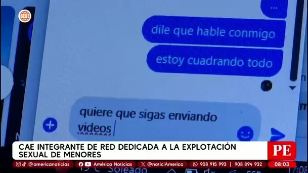 Capturan en Huachipa a presunto miembro de red de explotación de menores tras denuncia/ América Noticias Capturan en Huachipa a presunto miembro de red de explotación de menores tras denuncia/ América Noticias