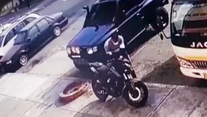 Capturan a ladrón con moto robada en San Miguel