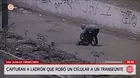 Capturan a ladrón que robó celular en San Juan de Miraflores