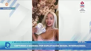 Capturan a Nadeska Widausky por explotación sexual internacional. Foto y video: Domingo al día