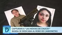 Capturan a "Las novias de chucky": banda se dedicaba al robo de camionetas