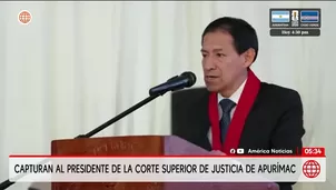 Capturan al presidente de la Corte Superior de Justicia de Apurímac. Foto y video: Unidad de investigación