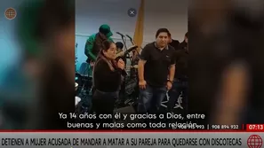 Fiscalía sostiene que la mujer habría ordenado el crimen de su conviviente para quedarse con sus discotecas y bienes. / Video: América Noticias