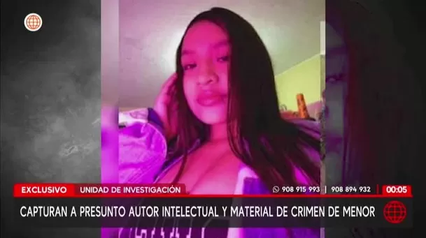 Capturan a presunto autor intelectual y material de crimen de menor. Foto: Unidad de investigación