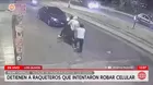 Capturan a raqueteros tras persecución en Los Olivos