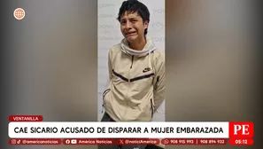 Cae sicario acusado de disparar a mujer embarazada en Ventanilla. Foto y video: América Noticias