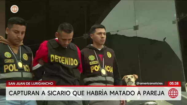 Capturan a sospechoso de asesinar a pareja en San Juan de Lurigancho. Foto: América Noticias