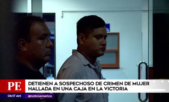 Capturan a sospechoso de asesinato de joven hallada en una caja