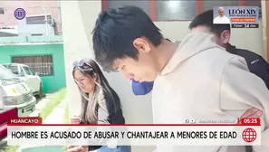 Capturan a sujeto acusado de abusar de menores en Huancayo. Foto y video: América Noticias