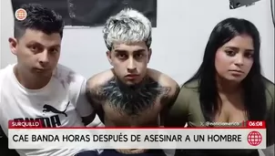 Capturan en Surquillo a banda acusada de asesinato y extorsión/ América Noticias