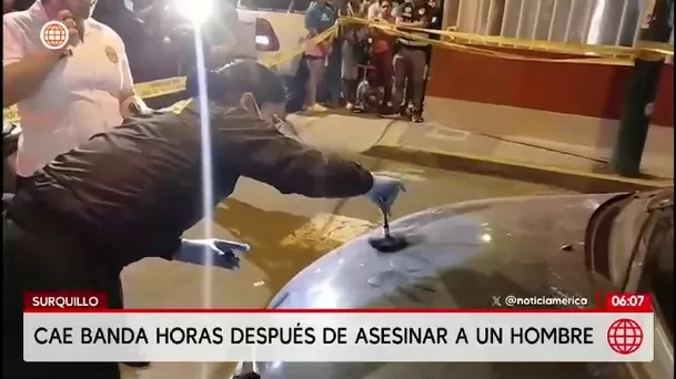 Policía captura a tres venezolanos tras asesinato en Chorrillos/ América Noticias