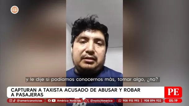 Capturan a taxista acusado de abusar y robar a pasajeras. Foto: Unidad de investigación