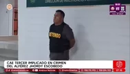 Capturan a tercer implicado en crimen de policía Escobedo