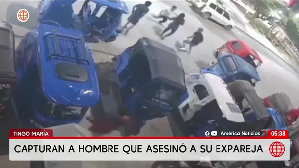 Capturan en Tingo María a hombre acusado de feminicidio. Foto: América Noticias