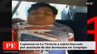 Capturan en La Victoria a sujeto buscado por brutal asesinato de sus hermanos