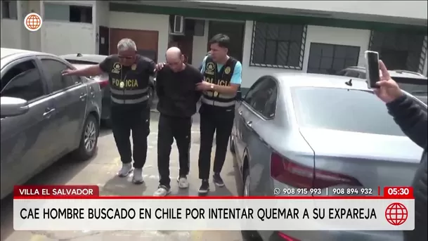 Capturan en Villa El Salvador a hombre buscado por la justicia de Chile. Foto: América Noticias Capturan en Villa El Salvador a hombre buscado por la justicia de Chile. Foto: América Noticias
