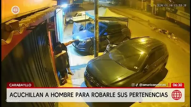 Carabayllo: Asaltan y acuchillan a joven cerca de comisaría/ América Noticias