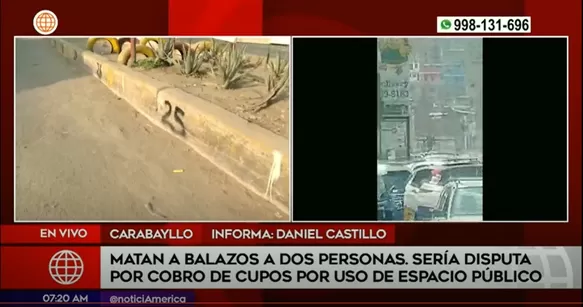 Esta mañana en la Av. Túpac Amaru | Imagen: América Noticias