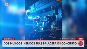 Balean a músicos de "Carlos Miguel y Orquesta" durante concierto en Carabayllo. Foto y video: América Noticias