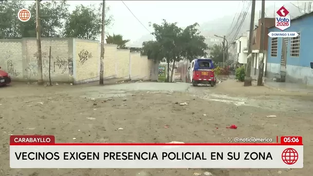 Cámaras de seguridad registraron el asesinato de un hombre a manos de sus acompañantes en Carabayllo. Foto: América Noticias