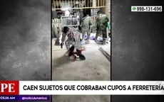 Carabayllo: Capturan a sujetos que cobraban cupos a dueños de ferretería - Noticias de carabayllo