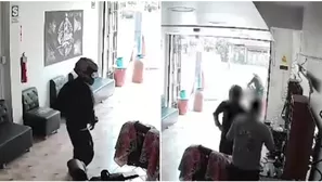 Carabayllo: Delincuente asalta barbería en menos de un minuto/ América Noticias