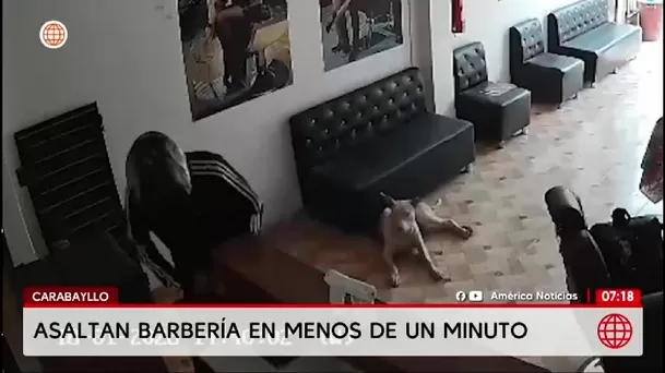Carabayllo: delincuente armado asalta barbería y se lleva dinero y herramientas/ América Noticias Carabayllo: delincuente armado asalta barbería y se lleva dinero y herramientas/ América Noticias
