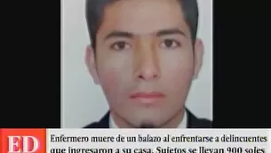 Tras asesinar al enfermero, los delincuentes huyeron con el dinero con rumbo desconocido