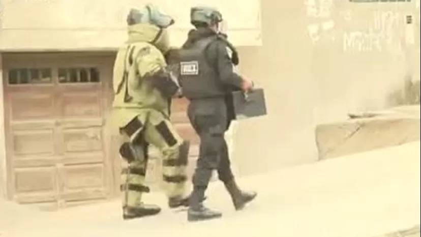 Desactivan granada en casa de apuestas en Carabayllo