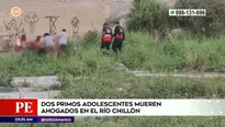 Dos niños murieron ahogados en Carabayllo. Foto y video: América Noticias