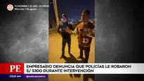 Empresario denunció a policias por robo en Carabayllo. Foto y video: América Noticias