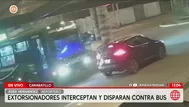 Carabayllo: Extorsionadores disparan contra bus con pasajeros