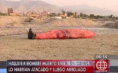 Carabayllo: Hombre fue encontrado muerto en el río Chillón - Noticias de rio-chillon