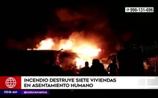 Carabayllo: Incendio destruyó 7 viviendas en asentamiento humano - Noticias de carabayllo