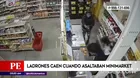 Carabayllo: Ladrones caen cuando asaltaban minimarket