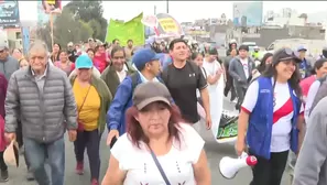 El contexto de la movilización refleja la difícil situación de los residentes. / Video: Canal N