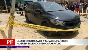 Pareja fue baleada en Carabayllo.