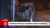 Accidente en Carabayllo.