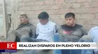 Carabayllo: Policía detuvo a hombres que realizaron disparos en velorio