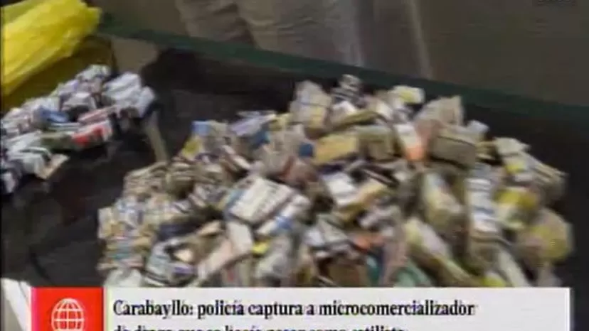 Carabayllo: policía detuvo a vendedor de drogas
