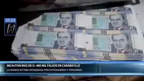 Tenían todos los insumos para la falsificación de billetes