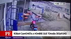 Carabayllo: Roban camioneta a hombre que tomaba desayuno