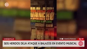 Balacera en evento musical deja seis heridos en Carabayllo. Foto y video: AN